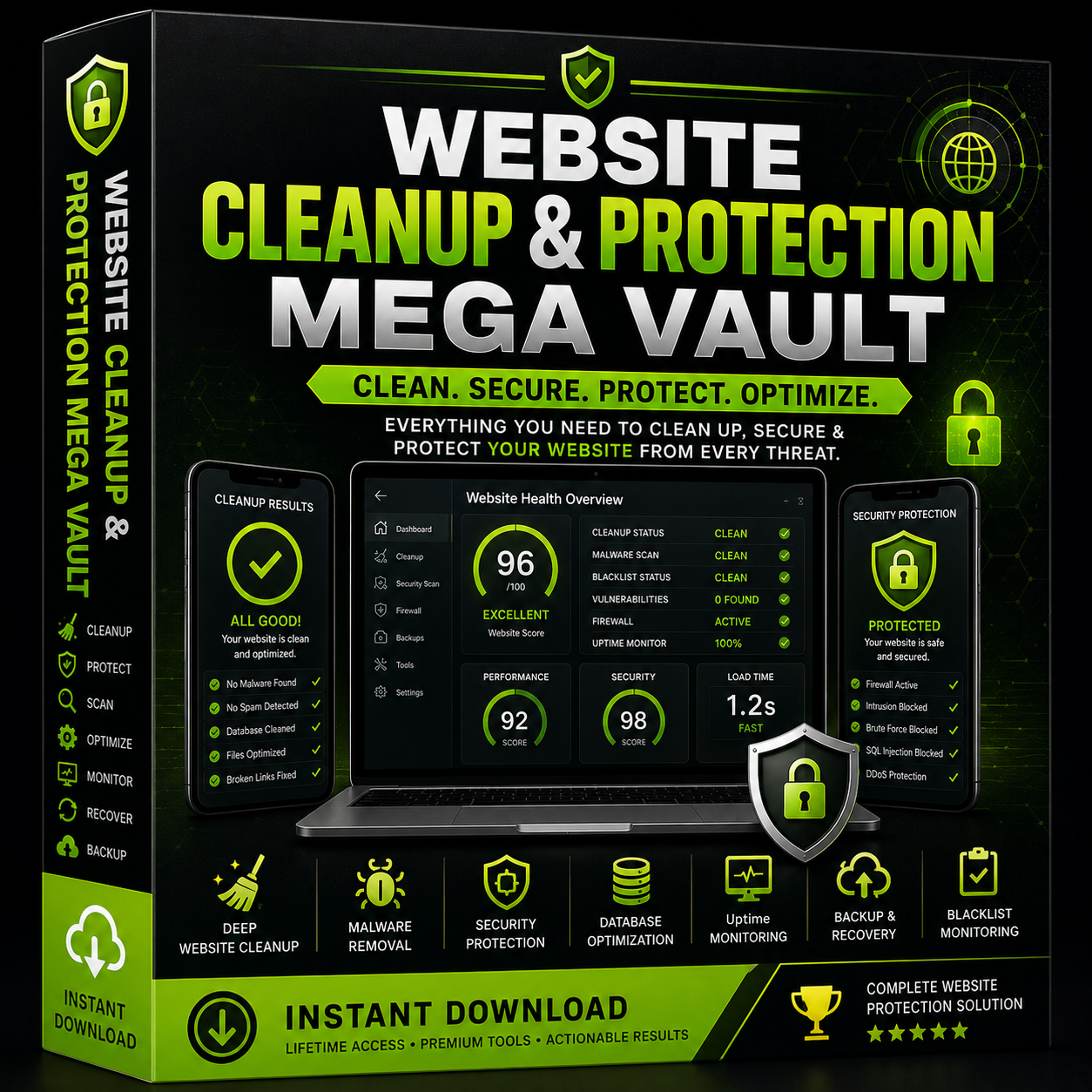 Website Cleanup & Protection Mega Vault